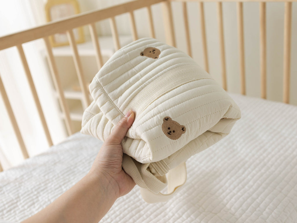 Saco de mamãe urso pacote de maternidade saco de fraldas do bebê carrinho organi