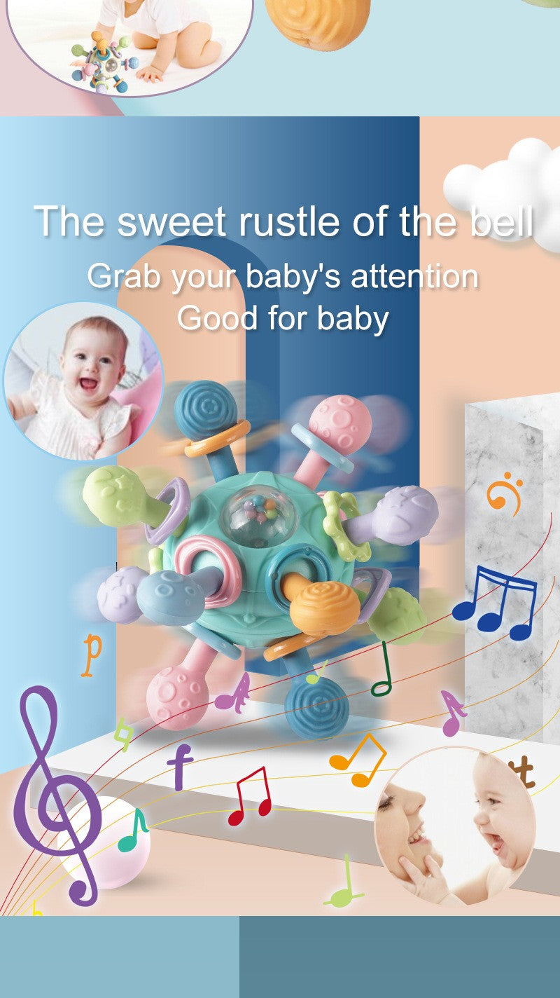 Mordedor de silicone para bebê de  0-12 meses