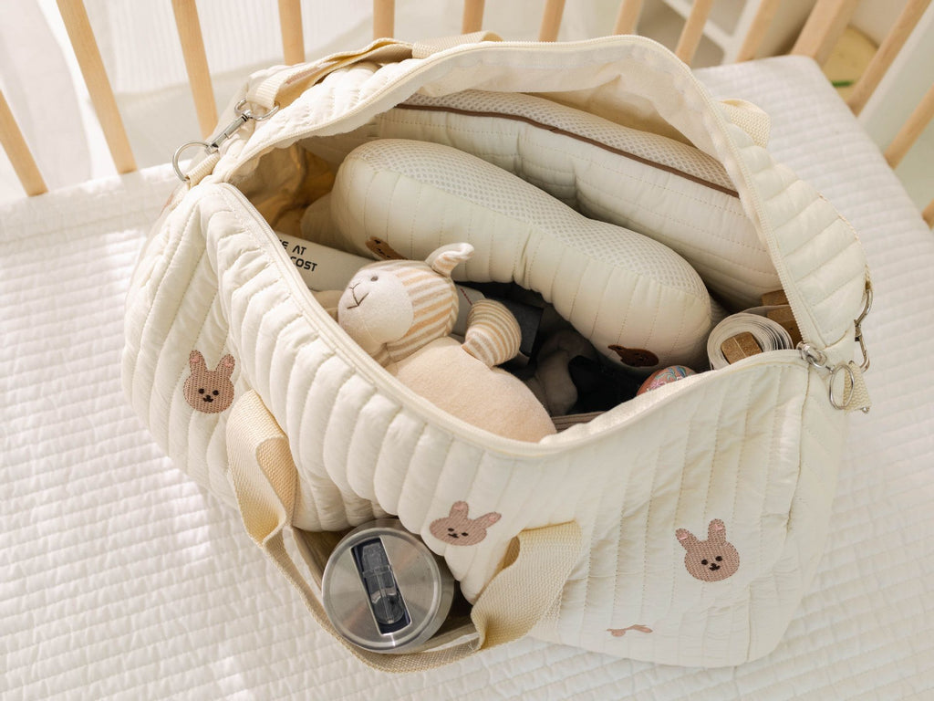 Saco de mamãe urso pacote de maternidade saco de fraldas do bebê carrinho organi
